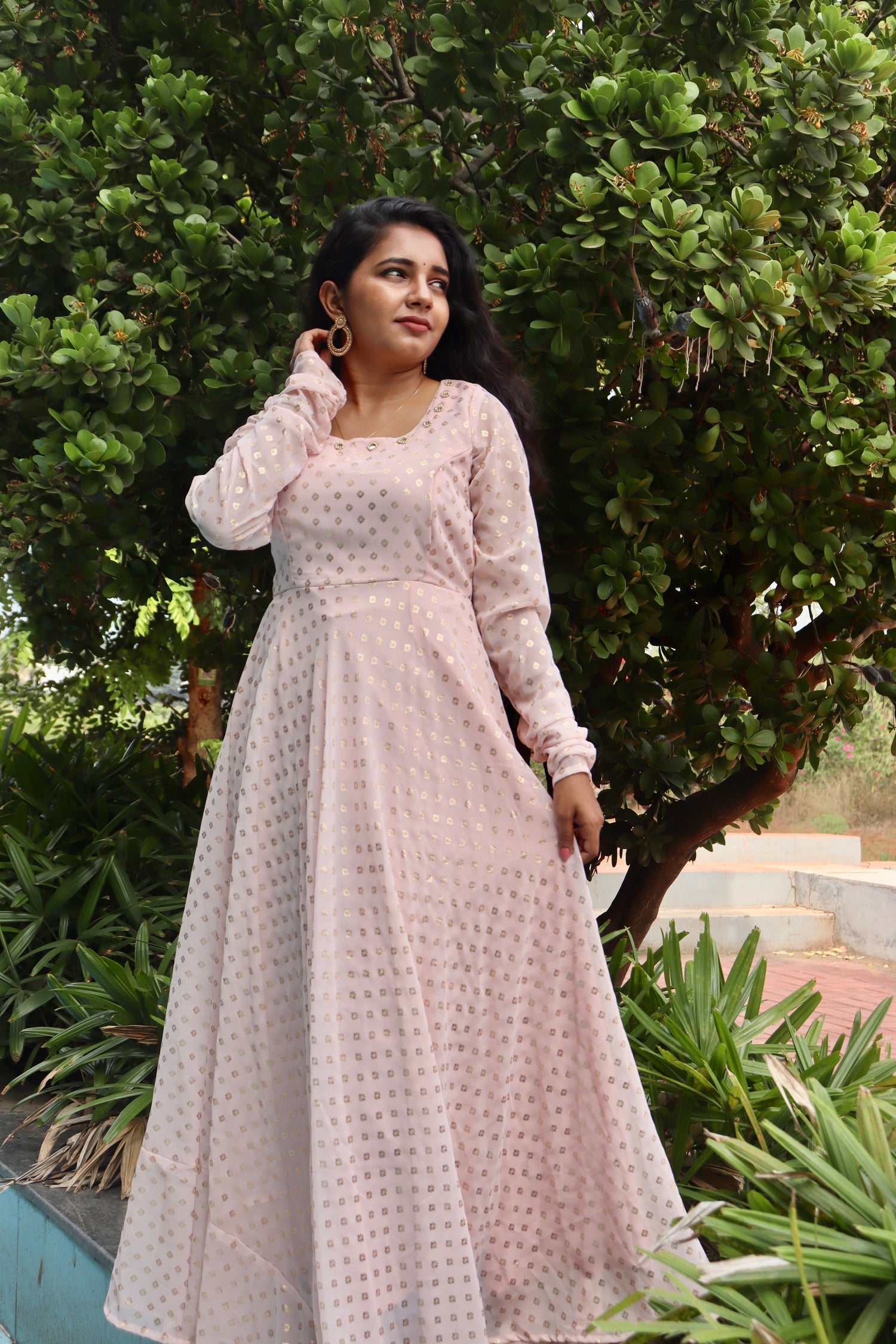 Georgette Full Length Dress