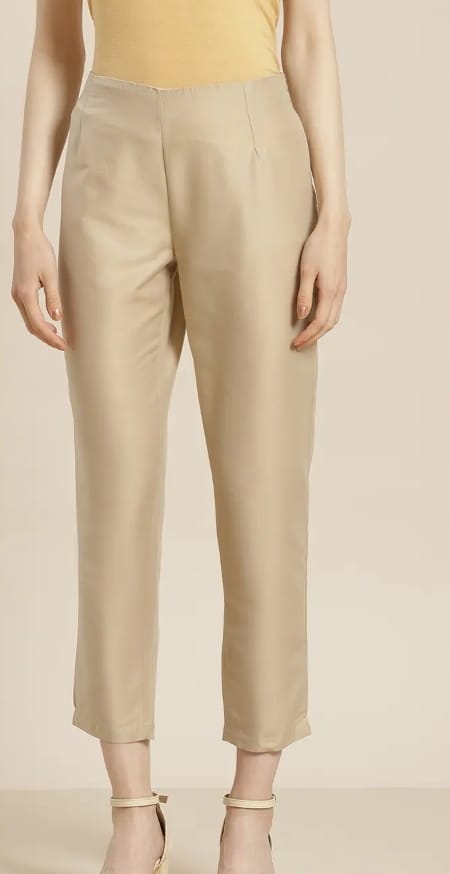 Gold Silk Pants