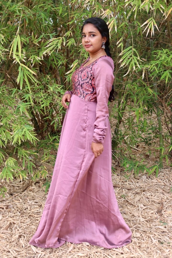 Kamya - Georgette Maxi - Choco Brown