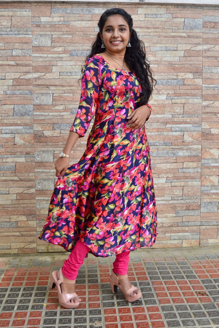 Floral Anarkali