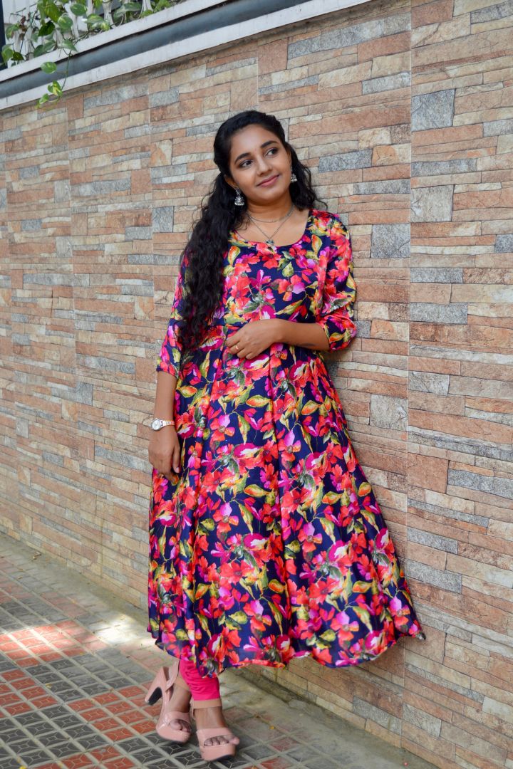 Floral Anarkali